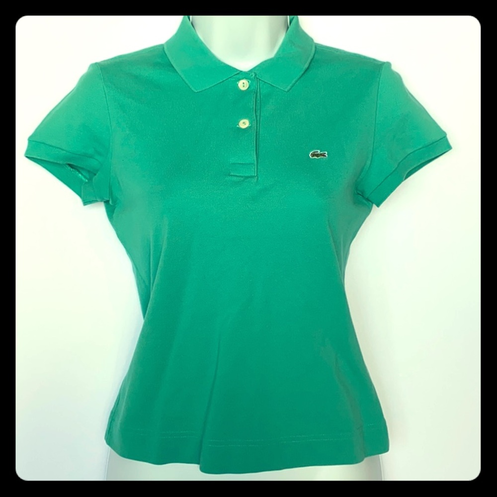 Lacoste Stretch Cotton Piqué Polo - Teal